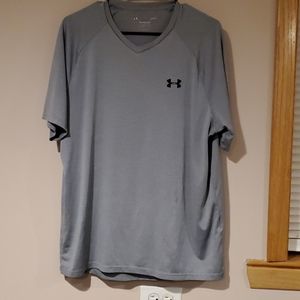 Under Armour gray shirt v neck